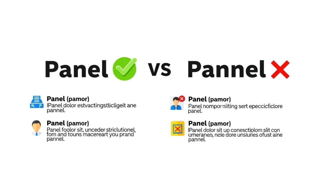 Panel or Pannel 