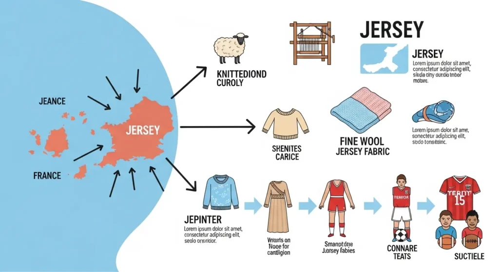 Origin of Jersies or Jerseys