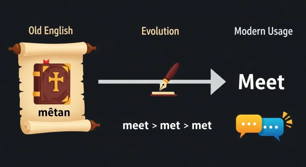 The Origin of Meet or Met