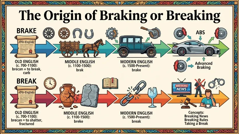 The Origin of Braking or Breaking