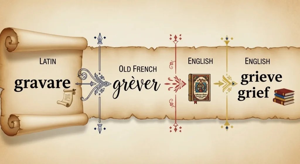 The Origin of Grieve or Grief