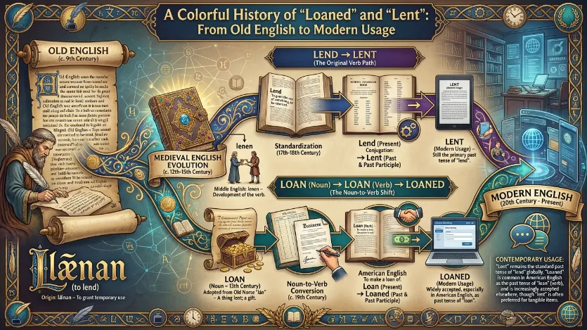 The Origin of Loaned or Lent