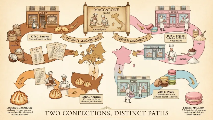 The Origin of Macaroons or Macarons