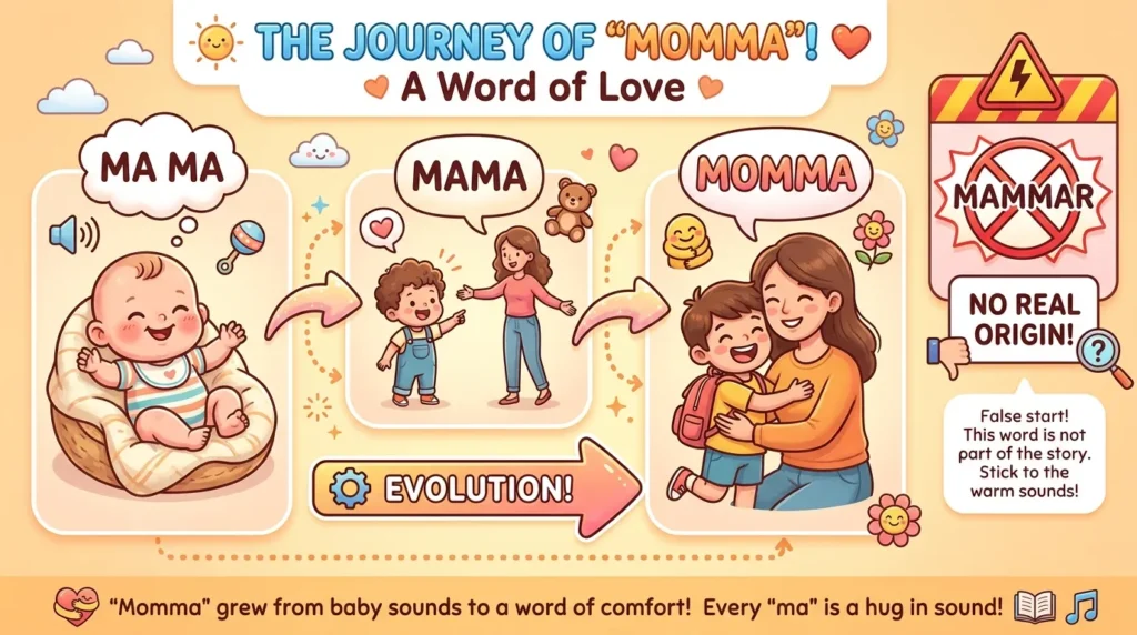 The Origin of Momma or Mammar