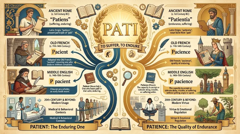 The Origin of Patient or Patience