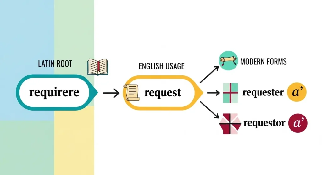 The Origin of Requester or Requestor