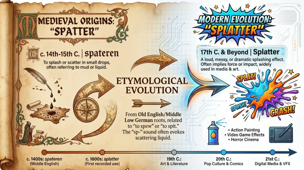 The Origin of Spatter or Splatter