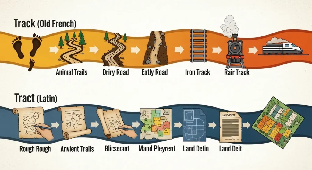 The Origin of Track or Tract