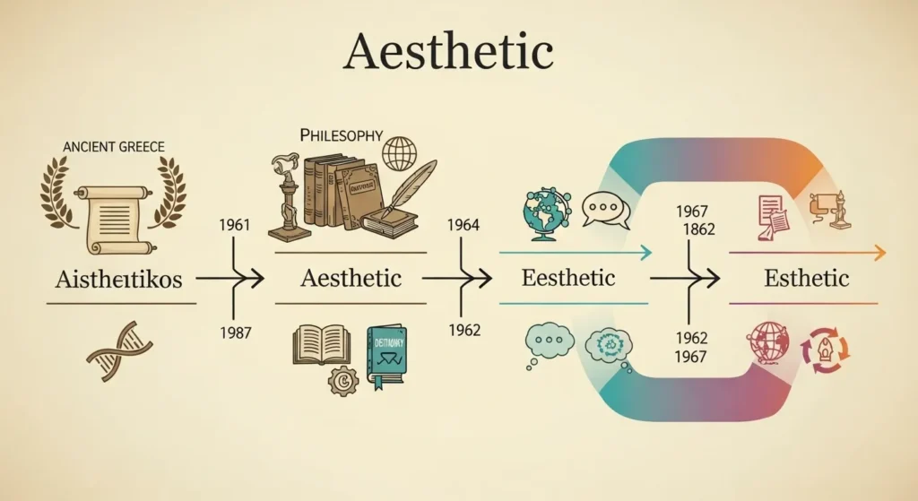 The Origin of Aesthetic or Esthetic