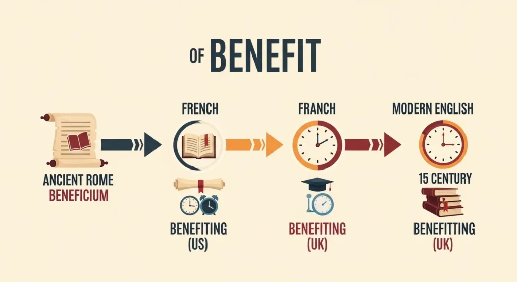 The Origin of Benefiting or Benefitting