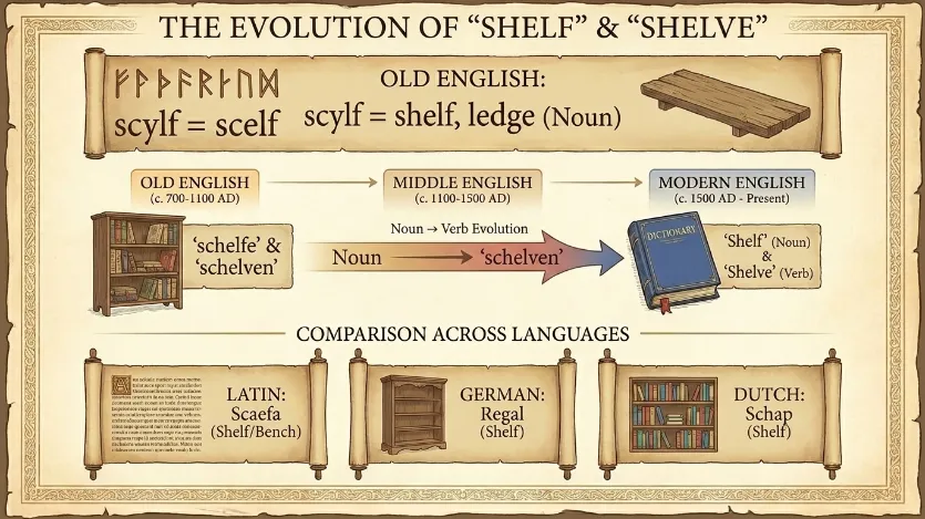 The Origin of Shelf or Shelve