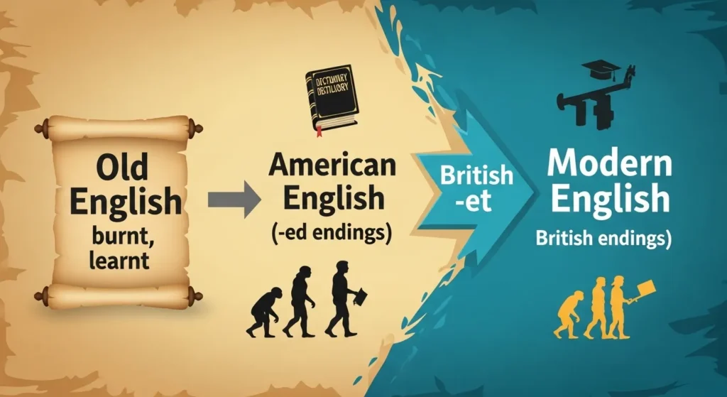 The Origin of Sunburned or Sunburnt
