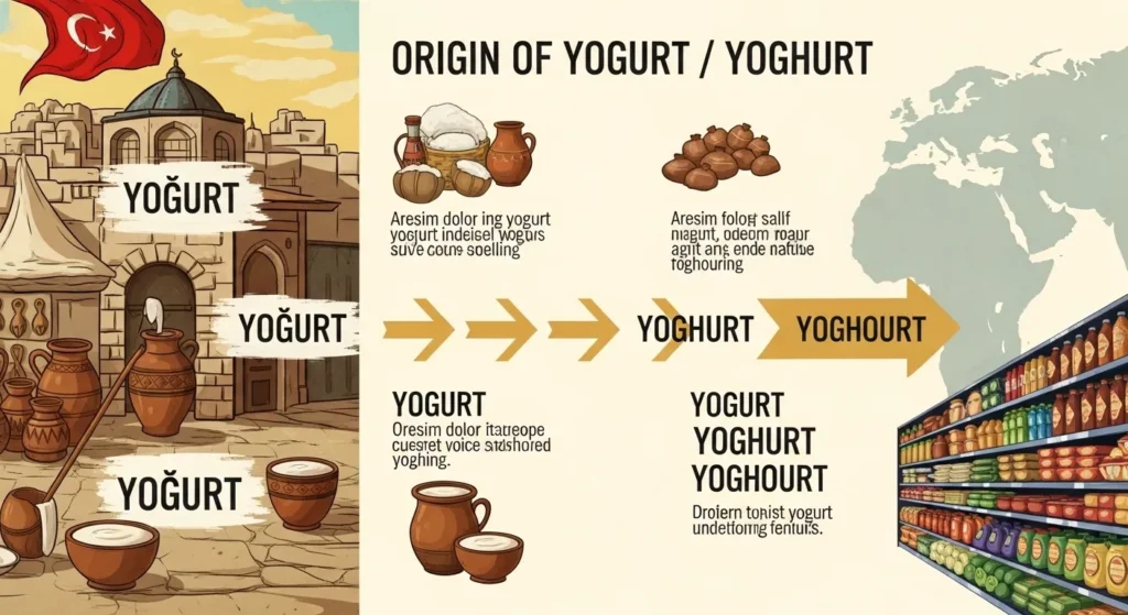 The Origin of Yogurt or Yoghurt